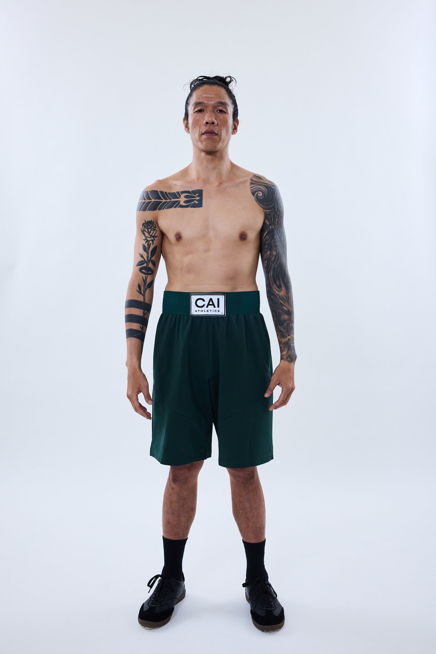 CAI-P2-02 短褲 / 深綠色
