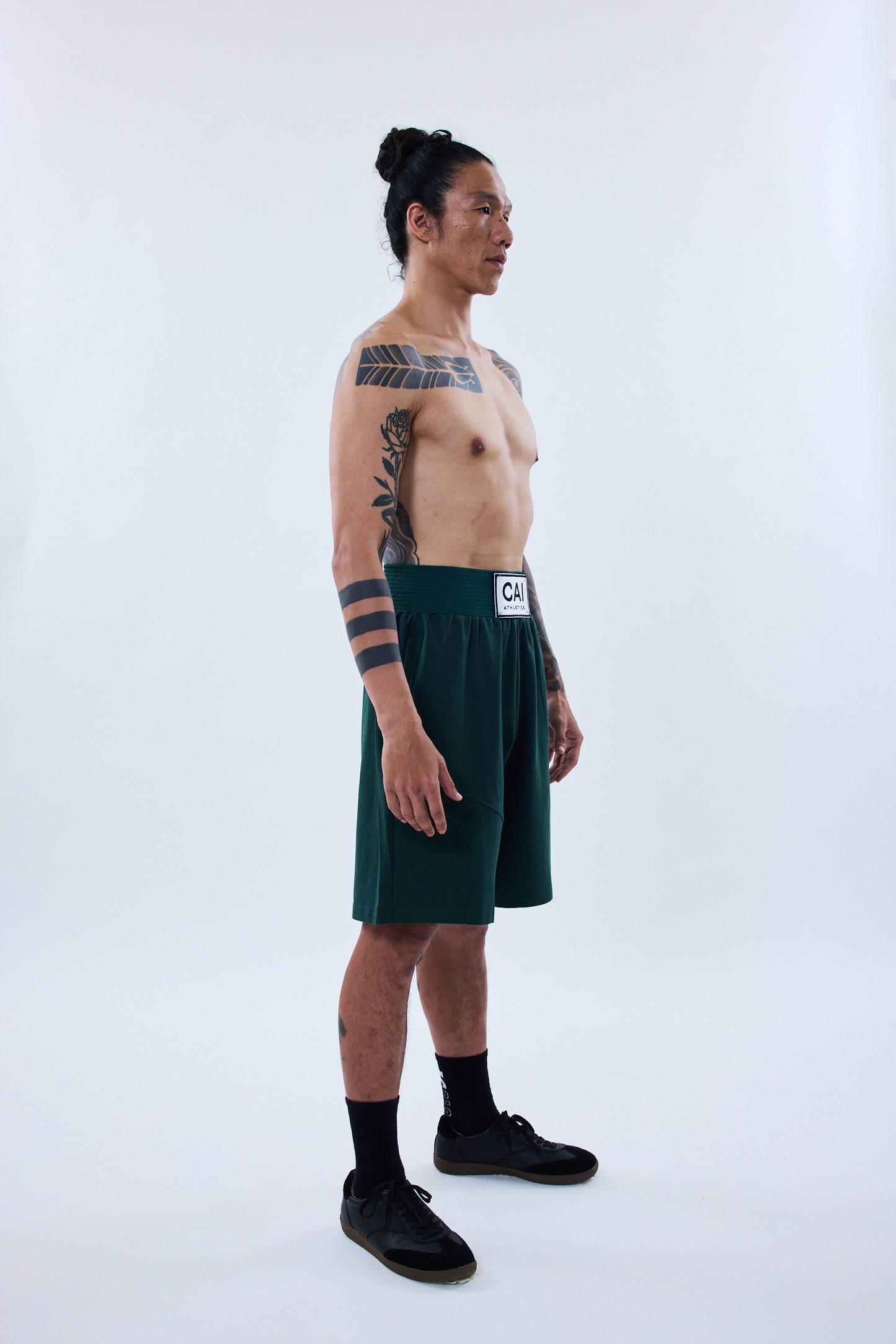 CAI-P2-02 短褲 / 深綠色